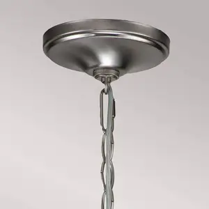 KICHLER Elstead capitol hill plafonnier suspendu à 6 bras multiples, nickel brosséVendu parluminaire