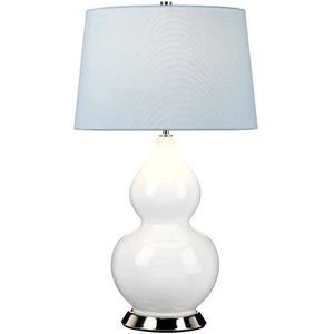 Comparateur de prix : Lampe - ELSTEAD LIGHTING - ISLA - Blanc - Bleu - Céramique et acier - Fausse soie
