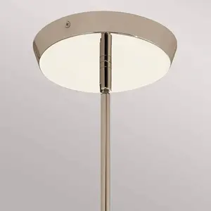 ELSTEAD Quintiesse Suspension LED Kayva, IP44, à 4 lampes, nickel poli