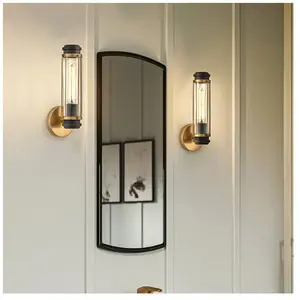 Elstead Lighting Applique Murale Masthead 1 x 40W E27 Laiton & Noir.Vendu parluminaire