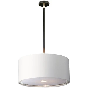 Comparateur de prix : Balance Plafonnier suspendu cylindrique, noir, nickel poli - Elstead