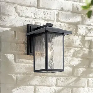 Comparateur de prix : Applique Murale extérieure Aluminium, Verre d''Eau transparent