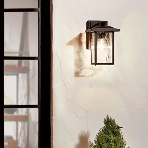 Comparateur de prix : Applique Murale extérieure Aluminium, Verre d''Eau transparent