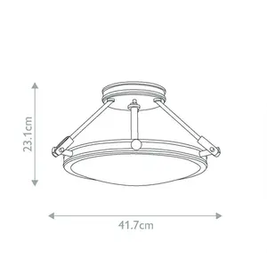 Comparateur de prix : Semi-Plafonnier Acier, Verre Opalin Oxyde Noire
