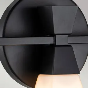 Comparateur de prix : Elstead bowtie applique de salle de bain 3 lumières, noir mat ip44