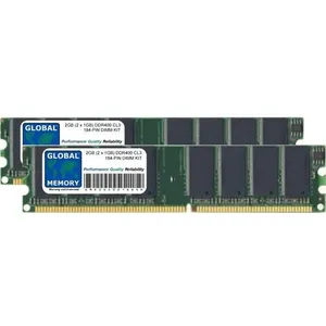 2Go (2 x 1Go) DDR 400MHz PC3200 184-PIN DIMM MÉMOIRE KIT POUR ORDINATE... pas cher