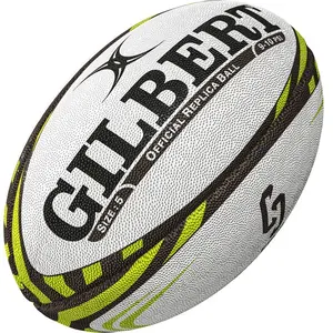 Gilbert Ballon de rugby Supporter Challenge Cup blanc T5 pas cher