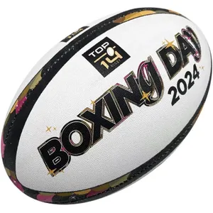 Gilbert Ballon de Rugby du Boxing Day 2024 blanc T5Vendu paramazon