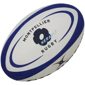 Comparateur de prix : GILBERT Ballon de rugby REPLICA - Montpellier - Taille 5