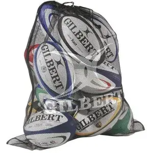 GILBERT fine mesh rugby ball bag