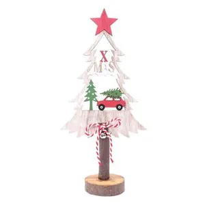 Comparateur de prix : HEART OF THE HOME Décoration de Noël en bois sapin Xmas Tradi