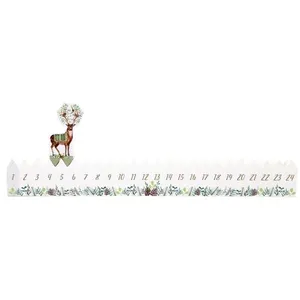 Comparateur de prix : Heart Of The Home - Calendrier de l'Avent bois renne Xmas Tradi