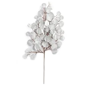 Comparateur de prix : Dfs for the heart of your home Décoration branche de Noël design Eucalyptus - Argent