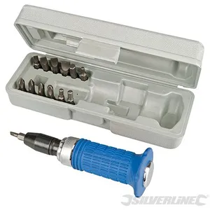 SILVERLINE Coffret tournevis a frapper a poignée caoutchoutée, 14 pcs pas cher