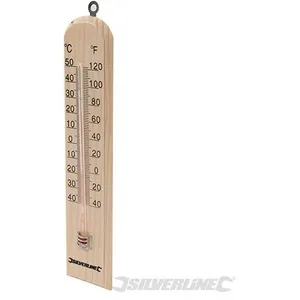 Silverline Petit thermomètre en boisVendu parfnac