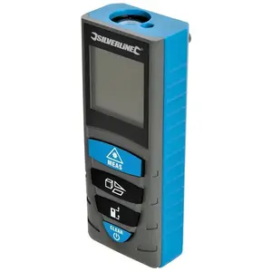 Silverline - Metre Laser Telemetre Numerique lcd Distance Surface Volume pas cher