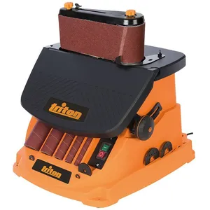 Ponceuse à bande et à cylindre oscillant 450 W 2 en 1 Triton