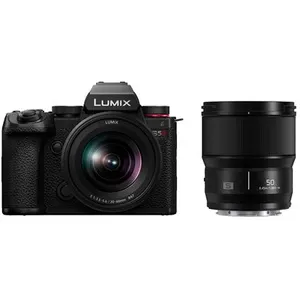 Comparateur de prix : Panasonic Lumix S5 Mark II + S 20-60mm f/3.5-5.6 + S 50mm f/1.8
