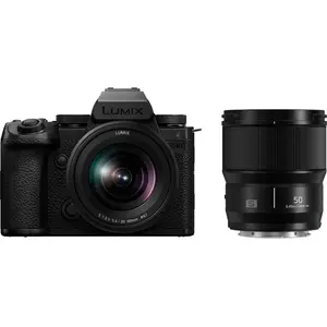 Comparateur de prix : PANASONIC Lumix S5 Mark II X + Objectif 20-60 + Objectif 50mm F1.8