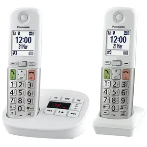 Comparateur de prix : Téléphone sans fil - Panasonic - Fixe - Blanc - Téléphone sans fil - Câble de téléphone