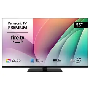 TV Panasonic QLED TV-55W80AEZ 55" 4K Ultra HD Smart TV Fire OS Alexa pas cher