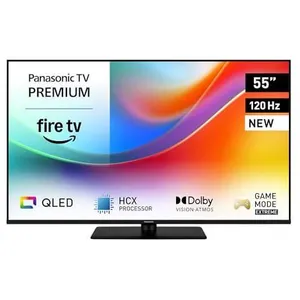 COCO Téléviseur - PANASONIC - TV-55W85BEZC - 55 - QLED 4K - Fire TV intégré pas cher
