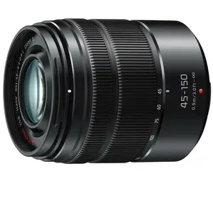 PANASONIC Objectif Lumix G Vario 45-150 mm f/4-5.6 MEGA OIS Noir GARANTI 2 ans pas cher