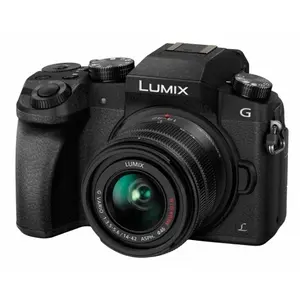 Comparateur de prix : Hybride Panasonic Lumix DMC-G7 + 14-42 mm F/3.5-5.6 OIS Noir
