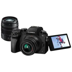 Comparateur de prix : PANASONIC G7 APN Hybride DMC-G7 noir + 14-42mm + 45