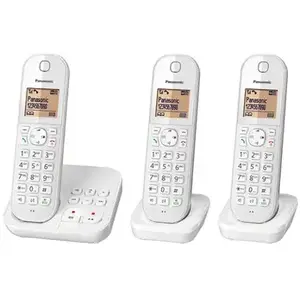 Téléphone sans fil PANASONIC KXTGC423FRW avec répondeur et blocage d'a... pas cher