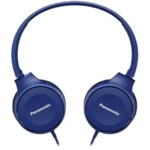 Panasonic RP-HF100ME-A Casque Stéréo, HP 30mm Neodyme, Pliable, Coussinets Souples, Bleu pas cher