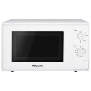 Panasonic nn-e20jwmepg four à micro-ondes, 800 w, 20 l, 46 db, blanc pas cher