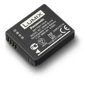 Batterie Rechargeable Panasonic Lumix DMW-BLH7E 7.2V 680mAh Noir pas cher