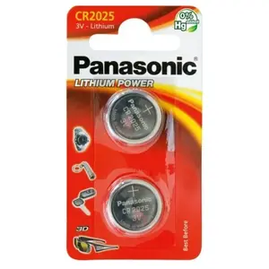 Comparateur de prix : Piles - PANASONIC - CR 2025 - Lithium 3V - Blister de 2 - Haute qualité