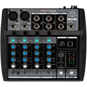 Comparateur de prix : Wharfedale Connect 802 USB 6 canaux Compactmixer - Tables de mixage en direct