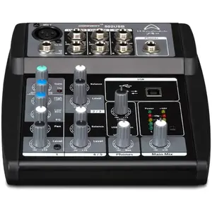 Wharfedale Pro Connect 502 Mixeur USB pour live, studio, karaoké, etc. pas cher