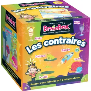 Asmodee Brainbox - les contraires - jeu de société pas cher