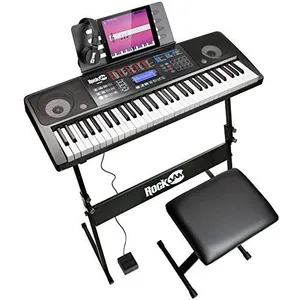 Comparateur de prix : Rockjam - Piano electronique 61 touches - RJ761-SK