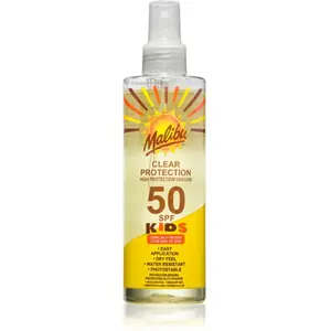 Malibu Clear Protection spray protecteur SPF 50 pour enfant 250 ml pas cher
