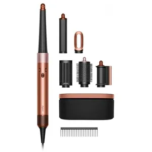 Dyson Airwrap i.d. Cheveux raides a ondules Edition Gifting Soie Ambre pas cher