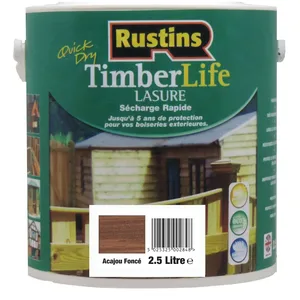 RUSTINS Lasure acajou foncé à séchage rapide pour le bois extérieur et...Vendu paramazon
