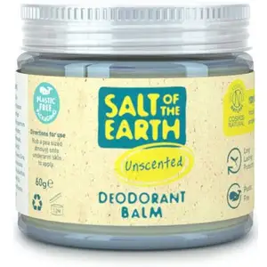 Salt Of the Earth Baume déodorant naturel, non parfumé, végétalien, pr...