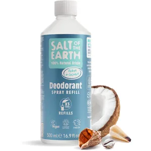 Natural Deodorant Spray Refill by Salt of the Earth, Ocean & Coconut - Vegan, Long Lasting Protection, Leaping Bunny Approved, Made in the UK - 500mlVendu paramazon