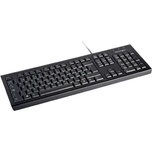 Kensington ValuKeyboard - Tastatur - PS/2, USB - Layout für Großbritannien - Schwarz
