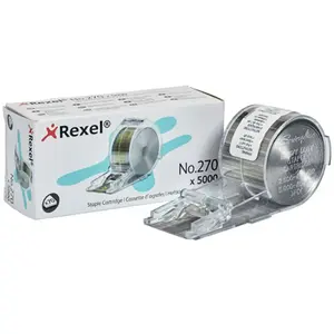Comparateur de prix : Rexel Stella 70 Pack de 5000 Cartouches pour Agrafeuse, Argent