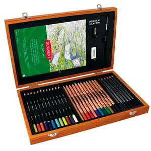 Derwent Crayons à Croquis Aquarelles Carnet De Croquis Kit De Peinture 35 Unités