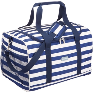 KitchenCraft Sac isotherme en Polyester à rayure Bleu 30 x 43 x 27cm pas cher
