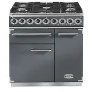 Comparateur de prix : Piano de cuisson gaz FALCON Semi Pro DELUXE 90  ARDOISE NICKEL