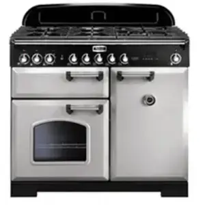 Piano de cuisson gaz FALCON DELUX100 MIXT GRIS PERLE CHROME pas cher