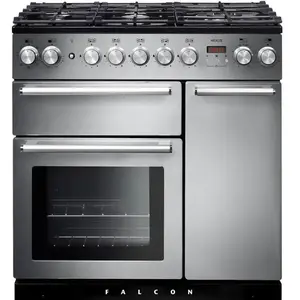 Comparateur de prix : Piano de cuisson gaz FALCON NEXUS 90 INOX CHROME SATINÉ
